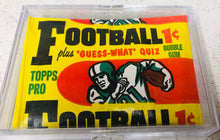 Load image into Gallery viewer, 1959 Topps Football 1Cent Wax Pack Guaranteed Unopened WPK
