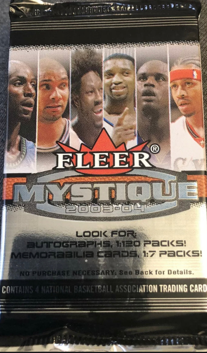 2003 04  Fleer Basketball Mystique Sealed Hobby Exclusive Pack