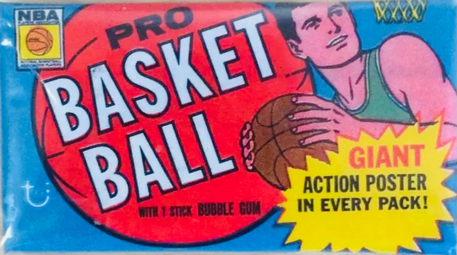 1970 71 Topps Basketball Unopened Wax Pack