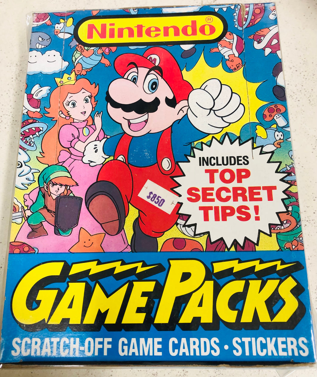 1989 Topps Nintendo Game Packs Box Guaranteed Unopened WPK