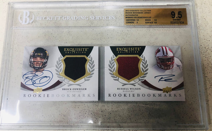 2012 Exquisite Collection Booklet BGS 9.5/10 Wilson/Osweiler