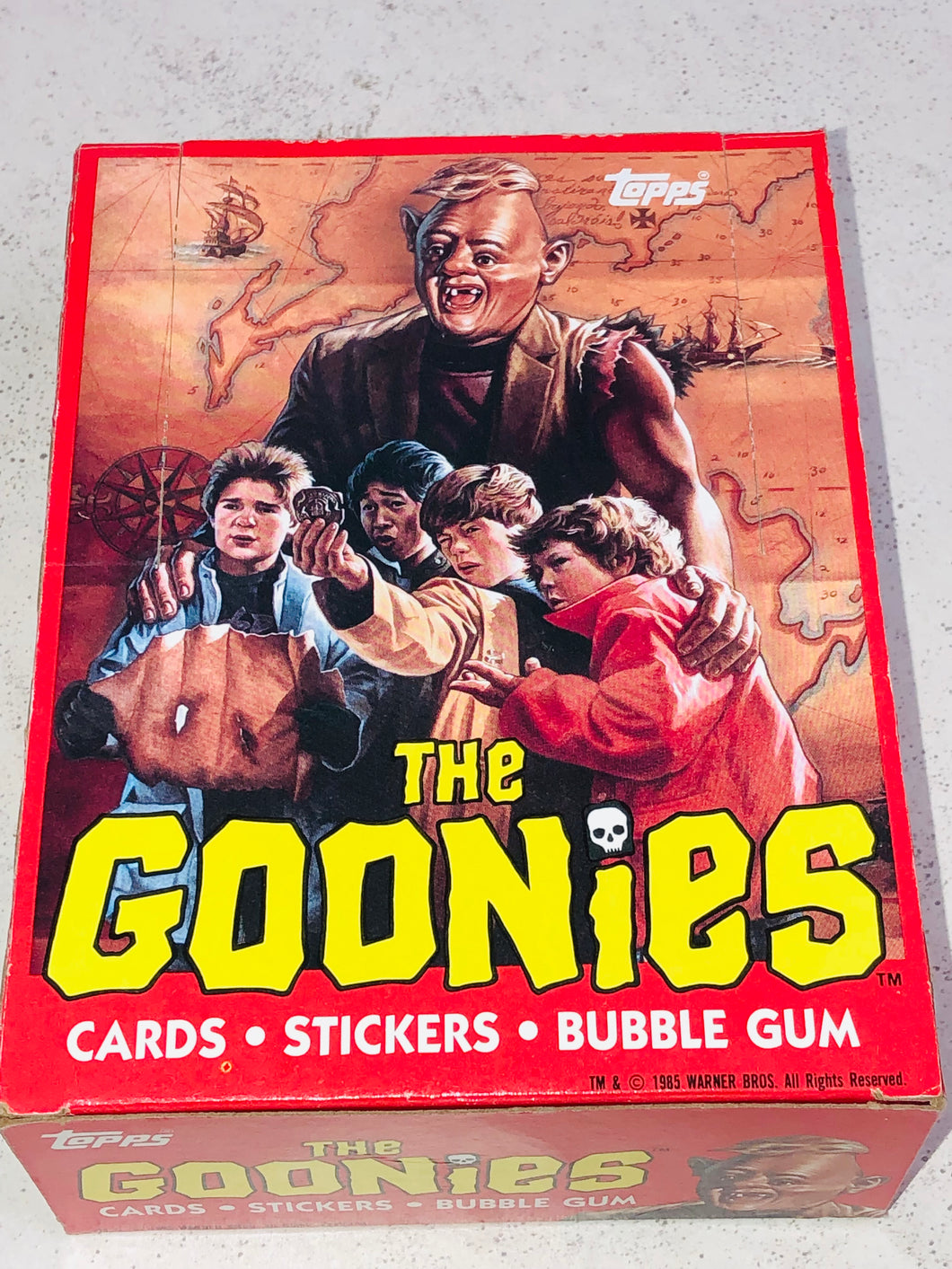 1985 Topps The Goonies Wax Box