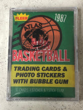 Load image into Gallery viewer, 1987 Fleer Basketball Wax Pack Atlas Graded 9
