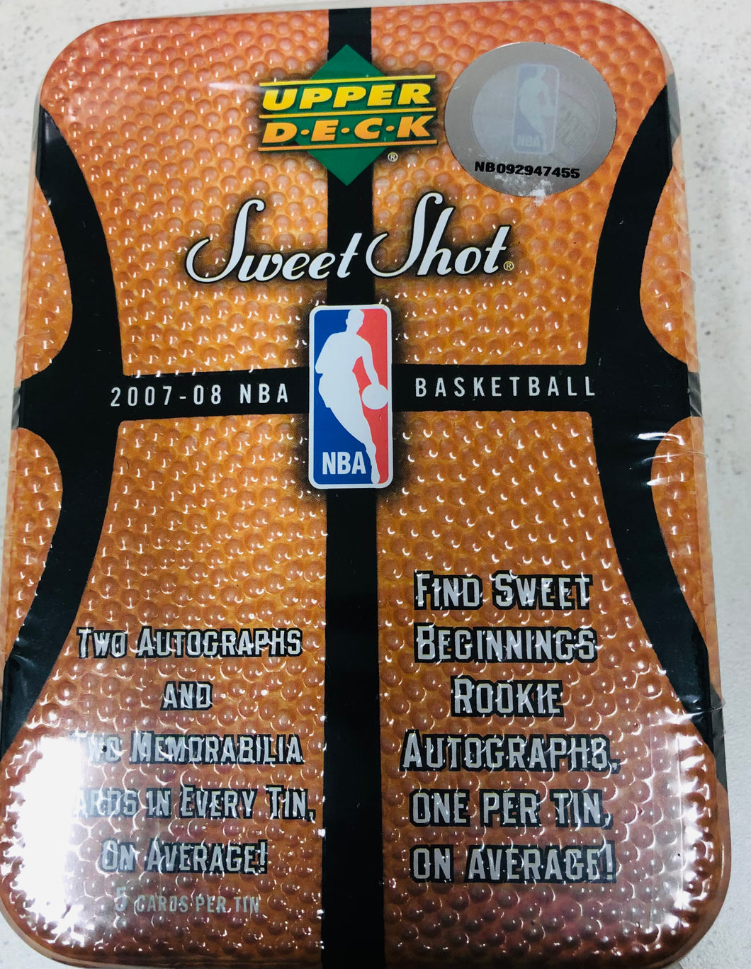 2007 08 Upper Deck Sweet Shot Basketball Tin Factory Sealed