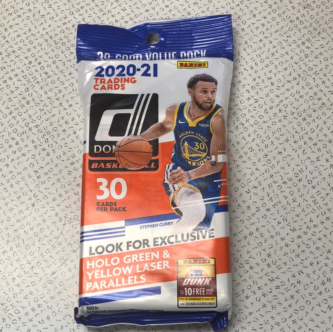 2020 21 Panini Donruss Basketball Fat Pck Factory Sealed