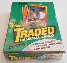 Load image into Gallery viewer, 1990 Topps Traded Baseball Wax Box guaranteed Unopened WPK
