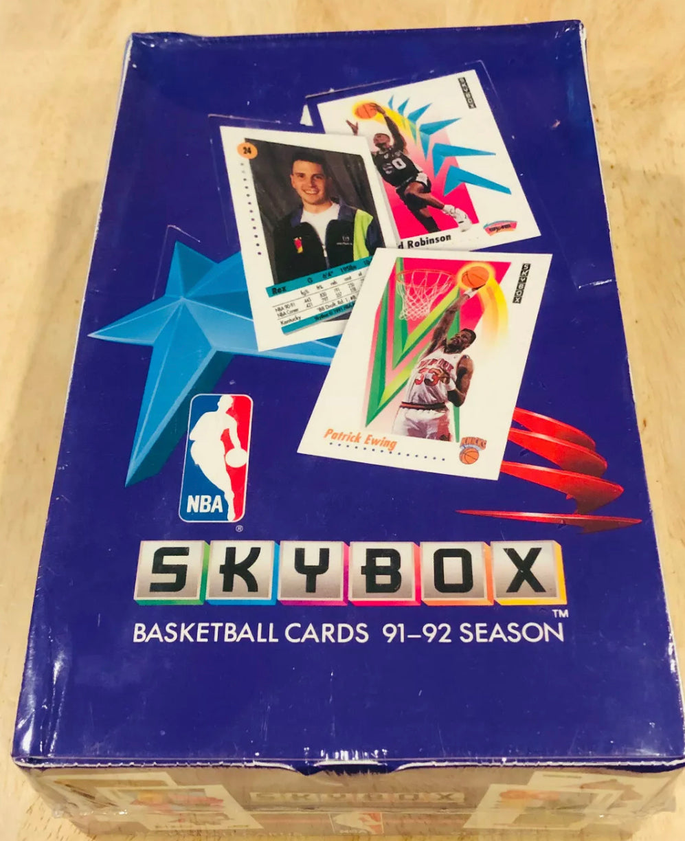 1991 92 Skybox Basketball Box Factory Sealed Series 1