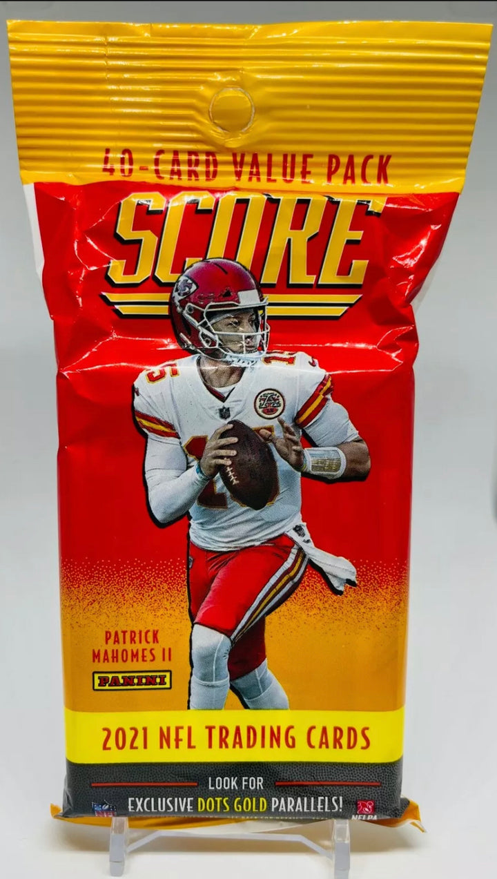 2021 Panini Score Football Cello Pack Factory Sealed
