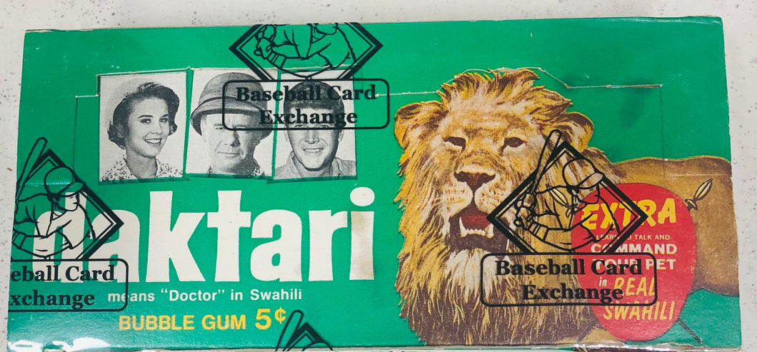 1967 Philadelphia Daktari Wax Box BBCE Authenticated