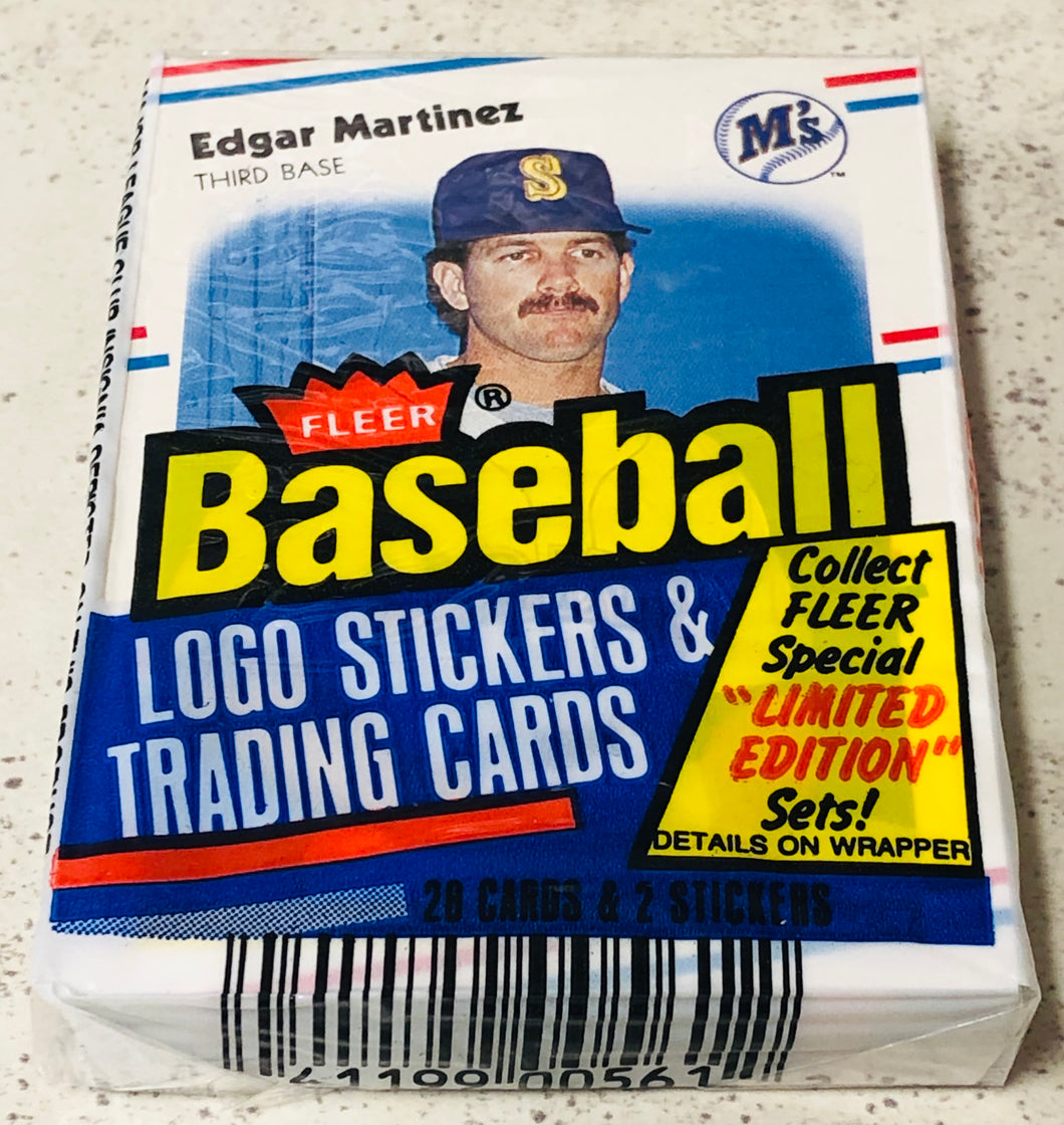 1988 Fleer Cello Pack Edgar MartinezRC Top Rare