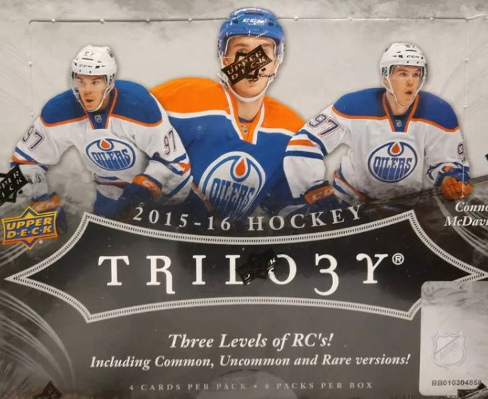 2015-16 Upper Deck Trilogy Hockey Hobby Box