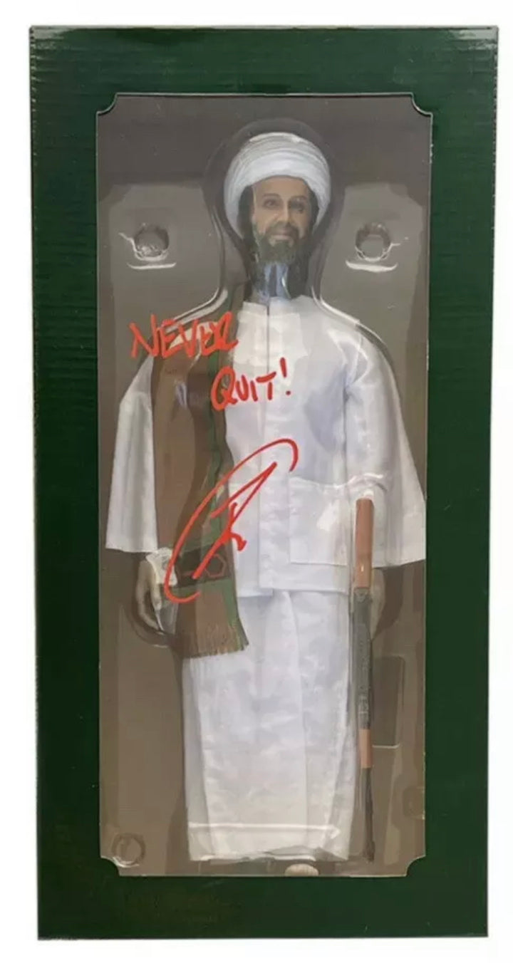 2011 Robert O’Neill Signed Osama Bin Laden 1:12 Scale Navy SEAL 12” Figure LE/911 PSA