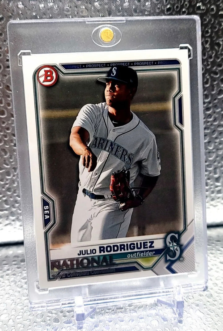 JULIO RODRIGUEZ 2021 Bowman National Convention SP Rare Rookie Card ROY