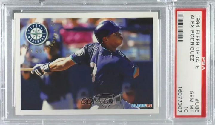1994 Fleer Update Alex Rodriguez #U86 Rookie – PSA 10