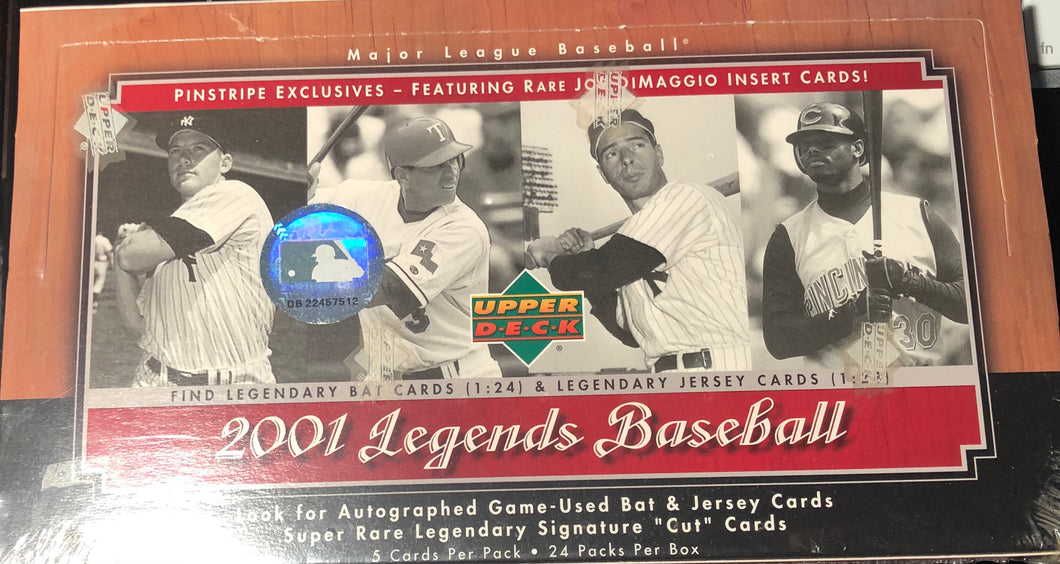 2001 Upper Deck Legends Baseball Box