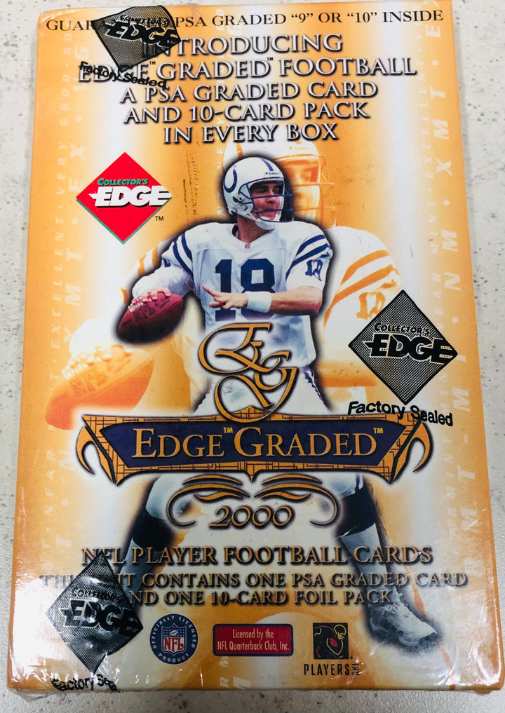 2000 Edge Football Hobby Pack Factory Sealed