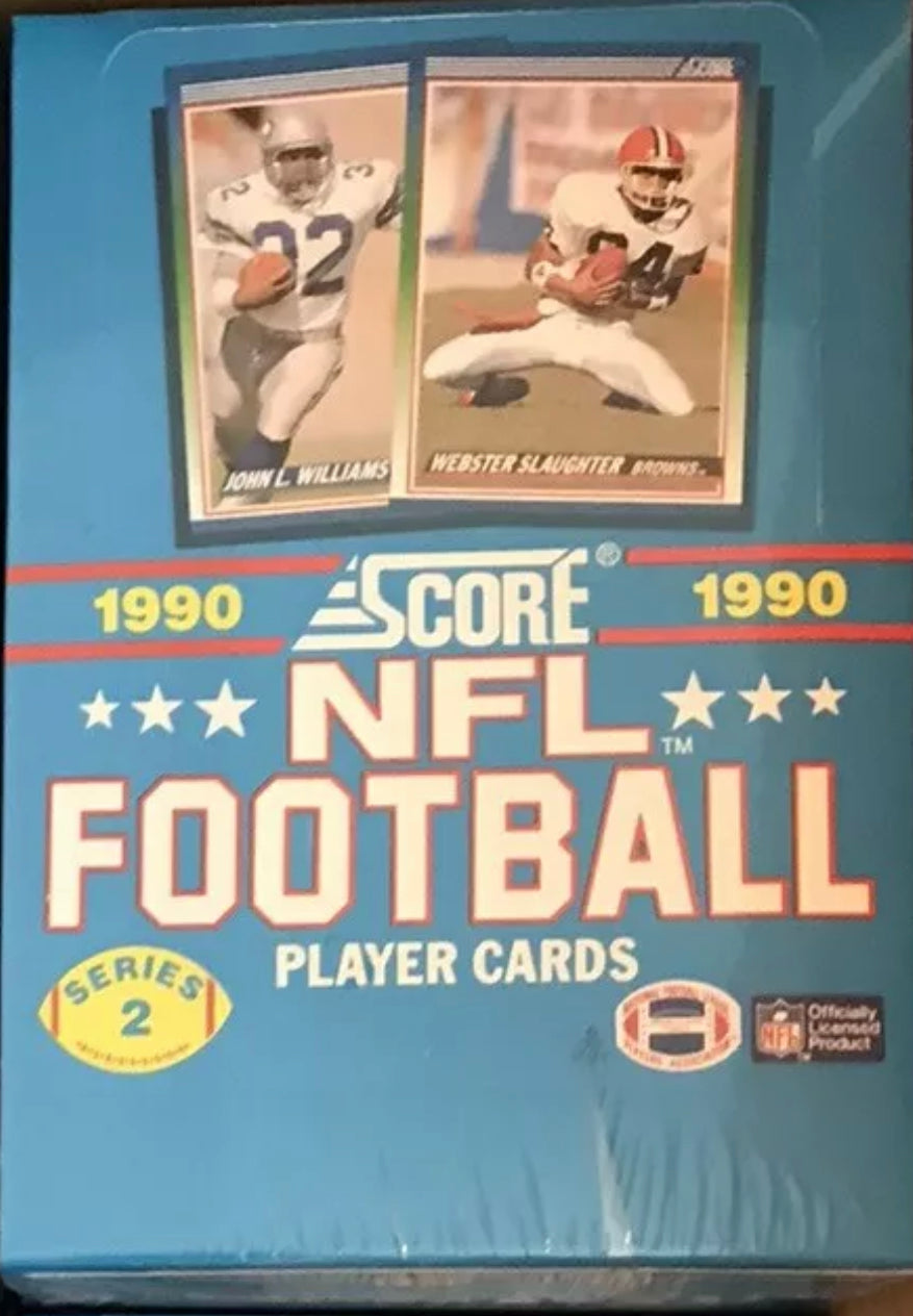 1990 Score Football Series 2 Unopened Box