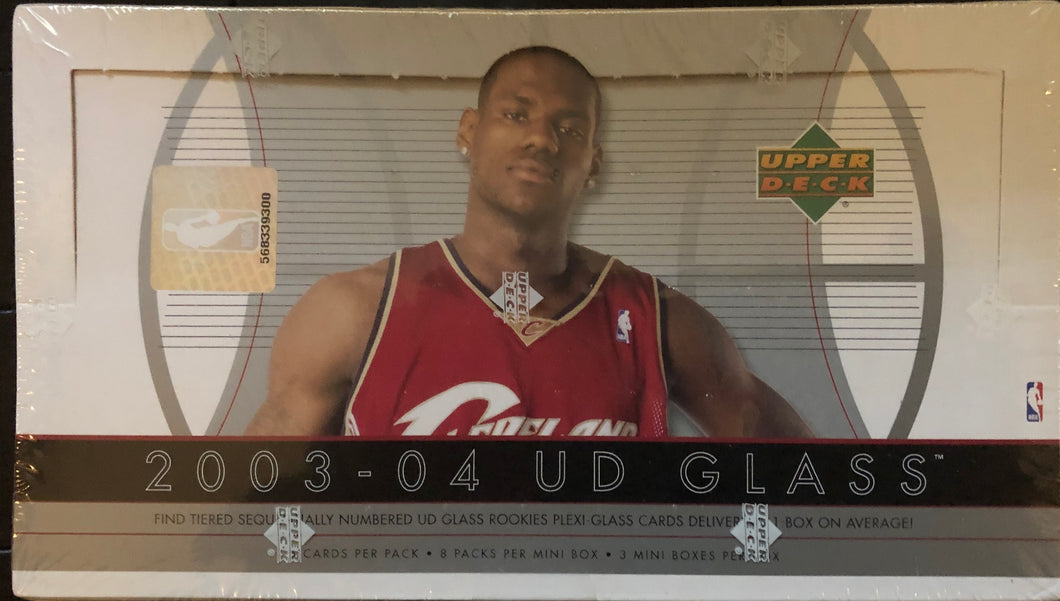 2003 Upper Deck Basketball Glass Hobby Box