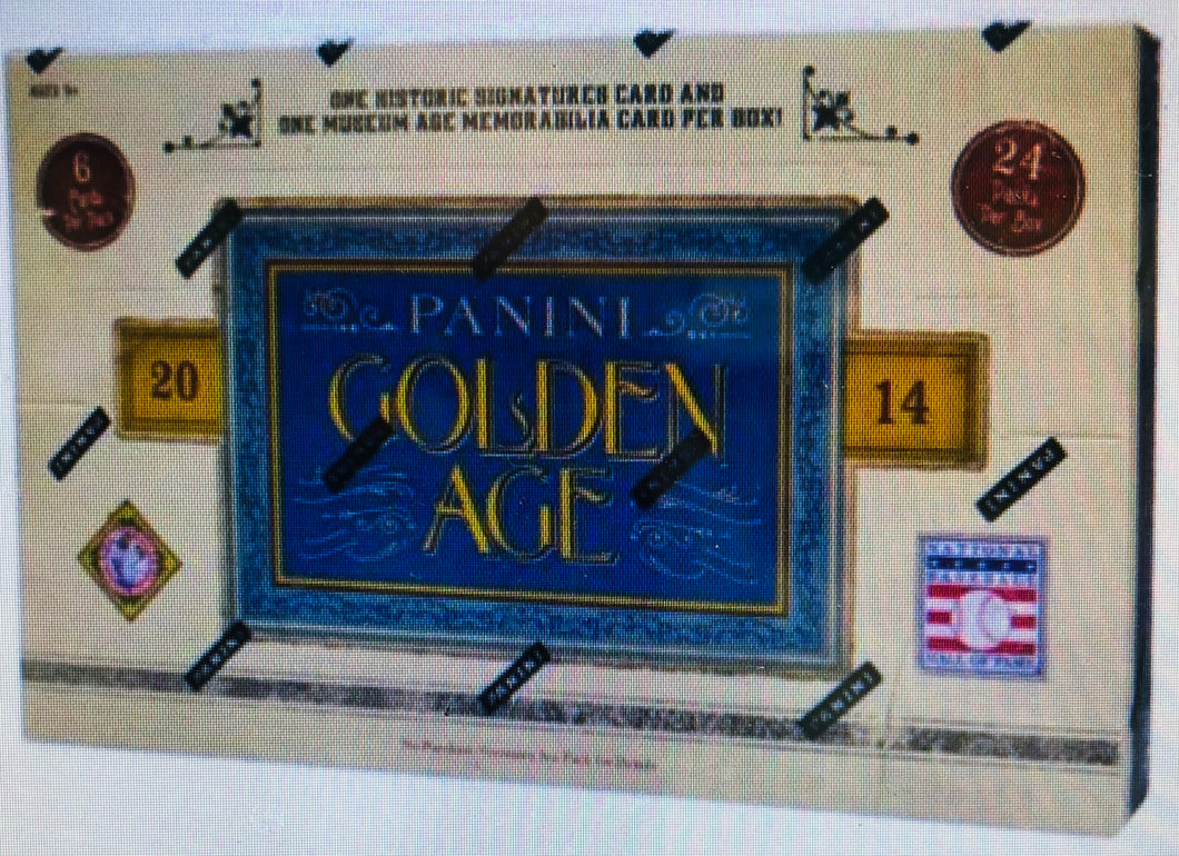 2014 Panini Golden Age Baseball Hobby Box