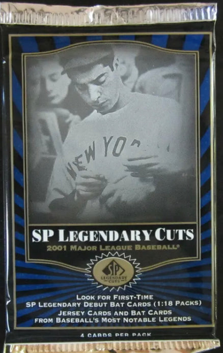 2001 Upper Deck SP Legendary Cuts Baseball Sealed Unopened Pack