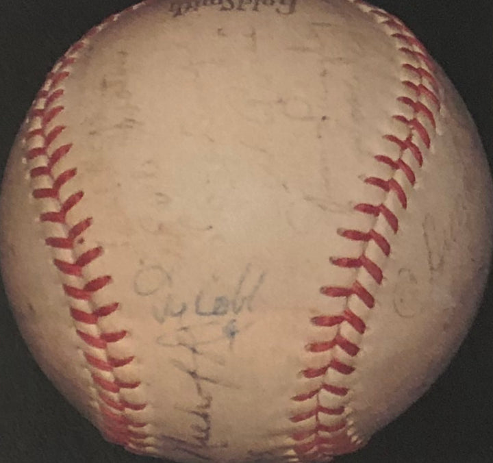 1945 Chattanooga Lookouts Baseball 19 Sigs Ty Cobb Psa Authenticated