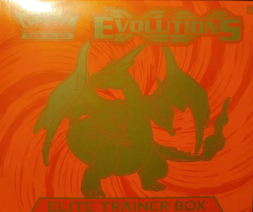 Pokémon Charizard TCG XY Evolutions ETB Factory Sealed Box – Wax Pack Kid