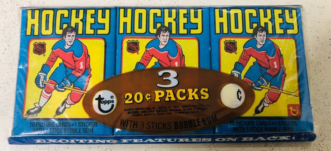 1979 Topps Hockey Wax Pack Tray Factory Sealed