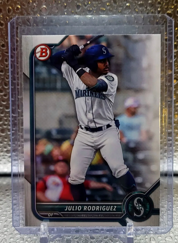 JULIO RODRIGUEZ 2022 Bowman ROOKIE CARD RC Seattle Mariners Top Prospect $ HOT $