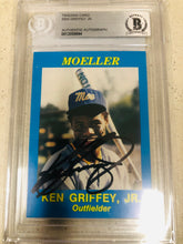 Load image into Gallery viewer, 1987 Moeller H.S Griffey JR. Signed BGS Authentic
