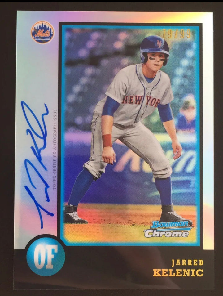 Jarred Kelenic 2018 Bowman Chrome Auto /99 RC 20th Anniversary 1998 Autograph