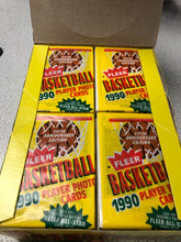 Load image into Gallery viewer, 1990 Fleer Basketball Wax Box Authentic
