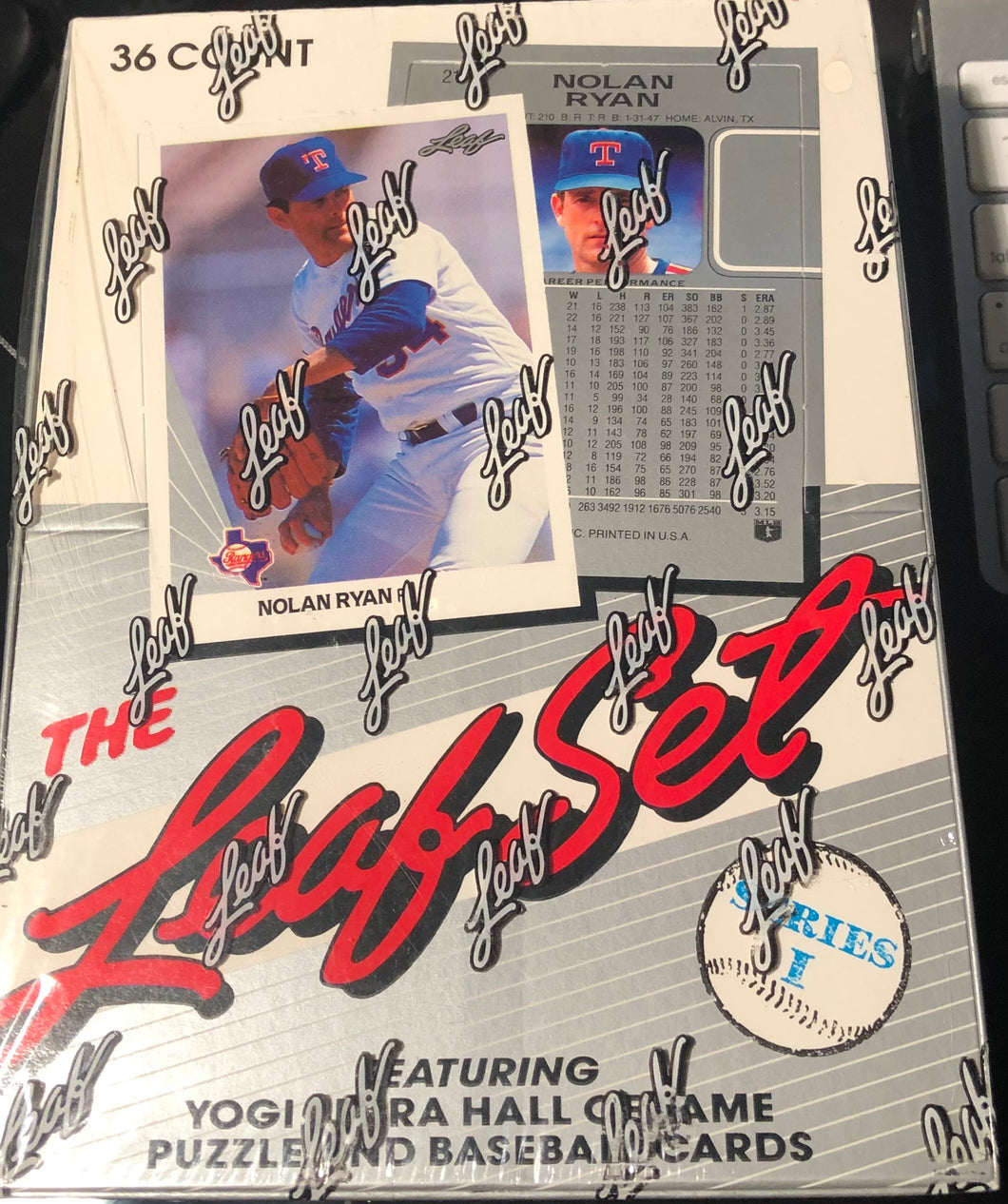 1990 Leaf Baseball Series 1 Factory Sealed Box