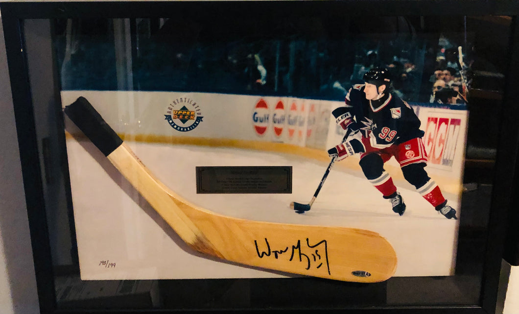 Wayne Gretzky Signed Hockey Stick UDA