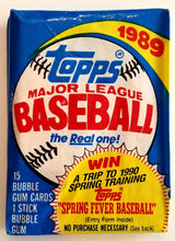 Load image into Gallery viewer, 1989 Topps Baseball Wax Box guaranteed Unopened WPK
