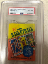 Load image into Gallery viewer, 1980 Topps Basketball PSA8-PSA6 8 Pack Lot
