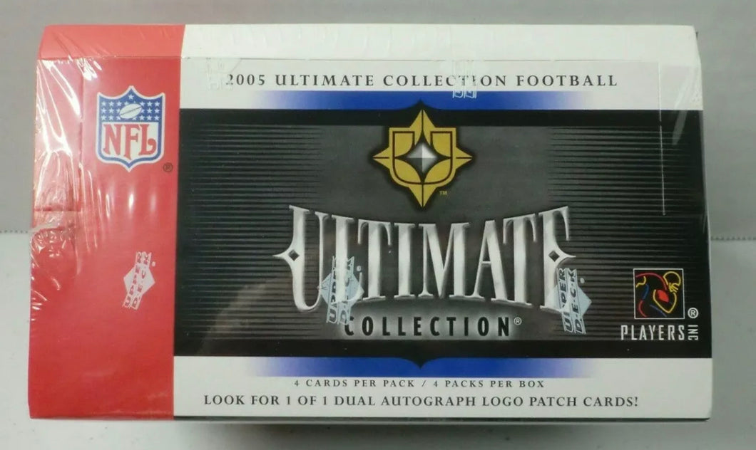 2005 Ultimate Collection Football Hobby Box Factory Sealed