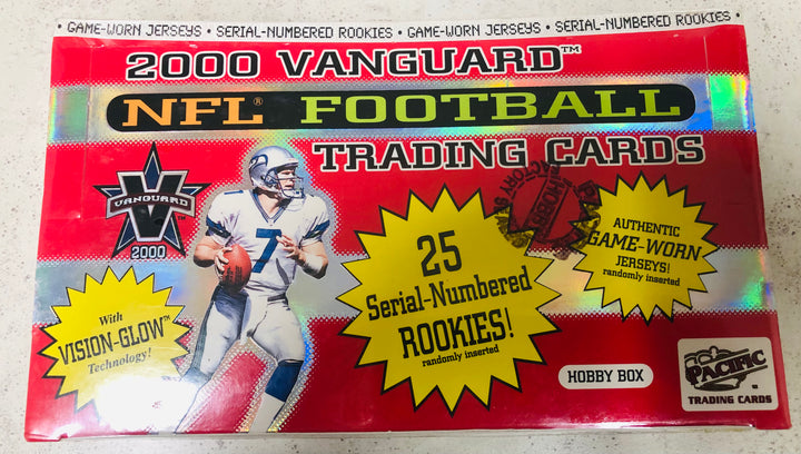 2000 Pacific Vanguard Football Factory Sealed Box