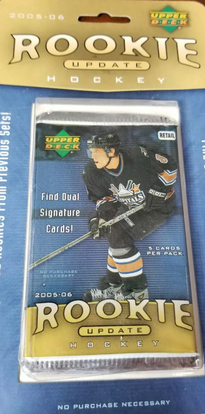 2005-06 Upper Deck Rookie Update Hockey 5 Card Pack