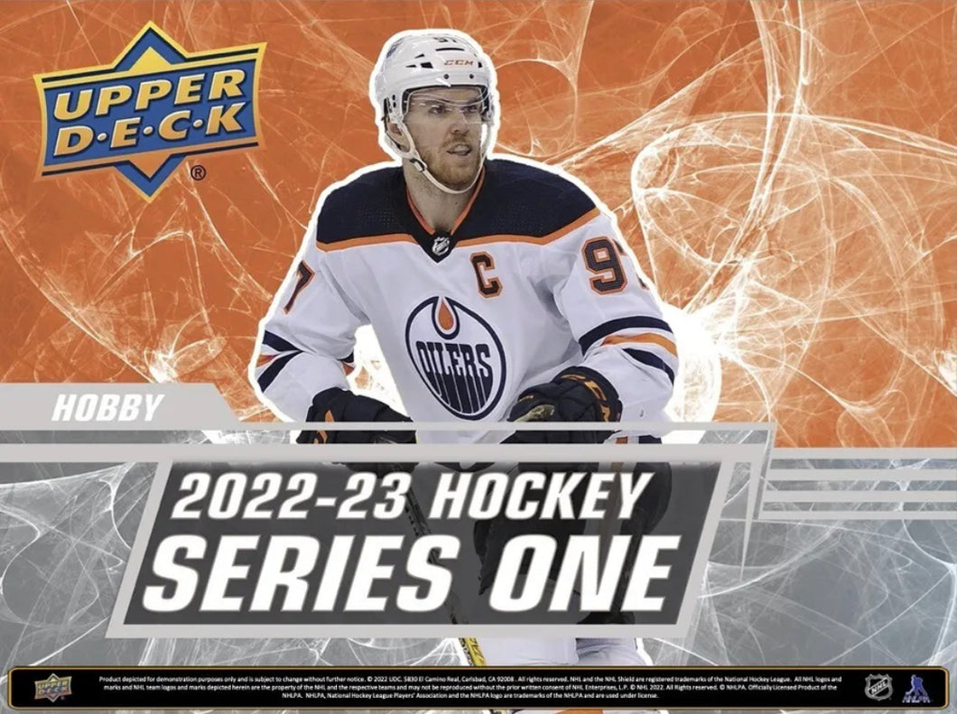 2022-23 Upper Deck Series 1 Hockey Hobby Box