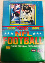 Load image into Gallery viewer, 1989 Score Football Box Guaranteed Unopened WPK
