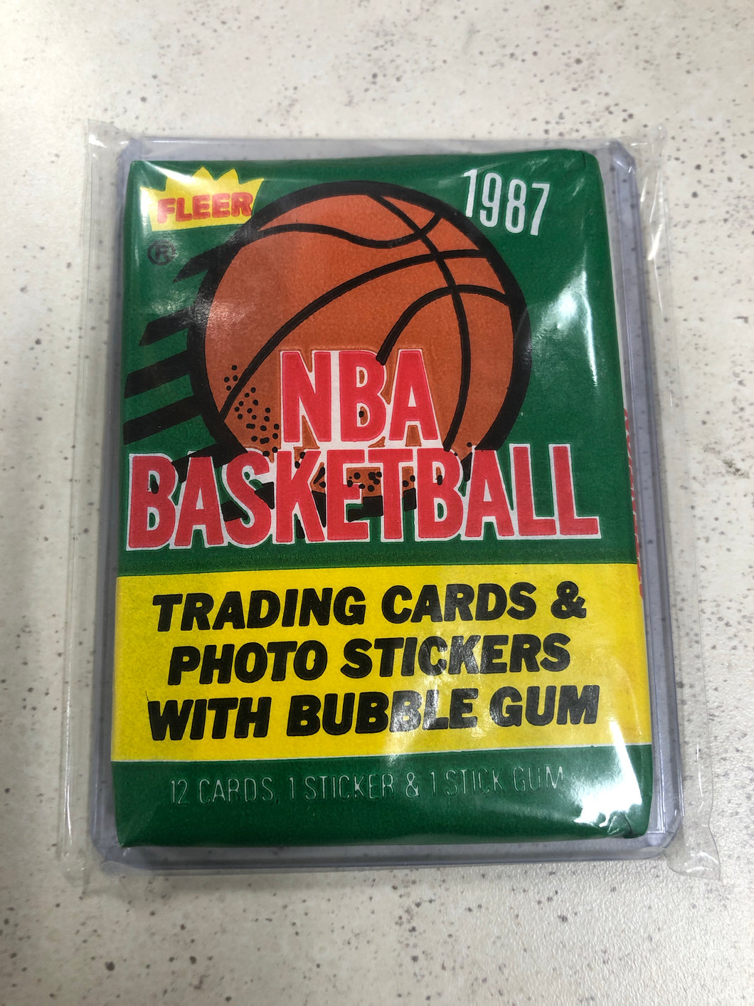 1987 Fleer Basketball Wax Pack Unopened