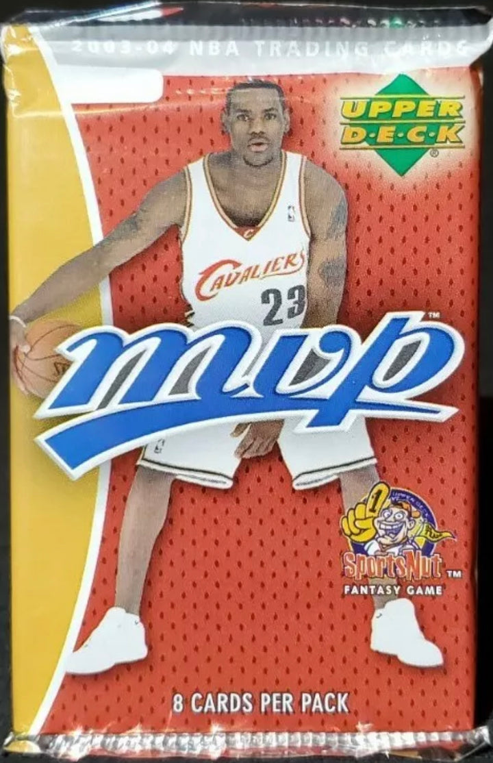 2003 Upper Deck MVP Basketball Hobby Pack Guaranteed Unopened WPK