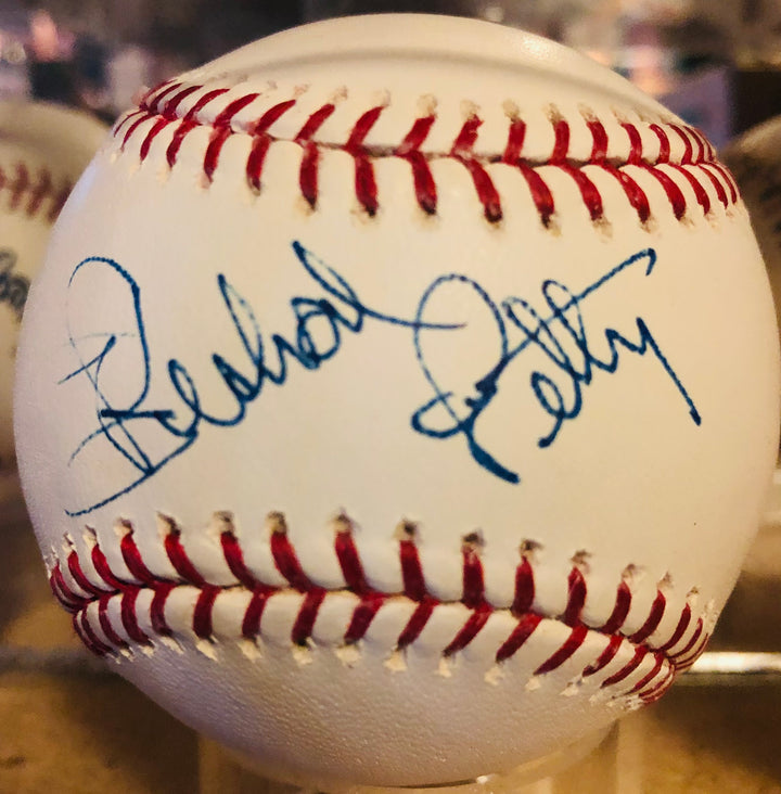 Richard Petty Signed Baseball Guaranteed Authentic WPK