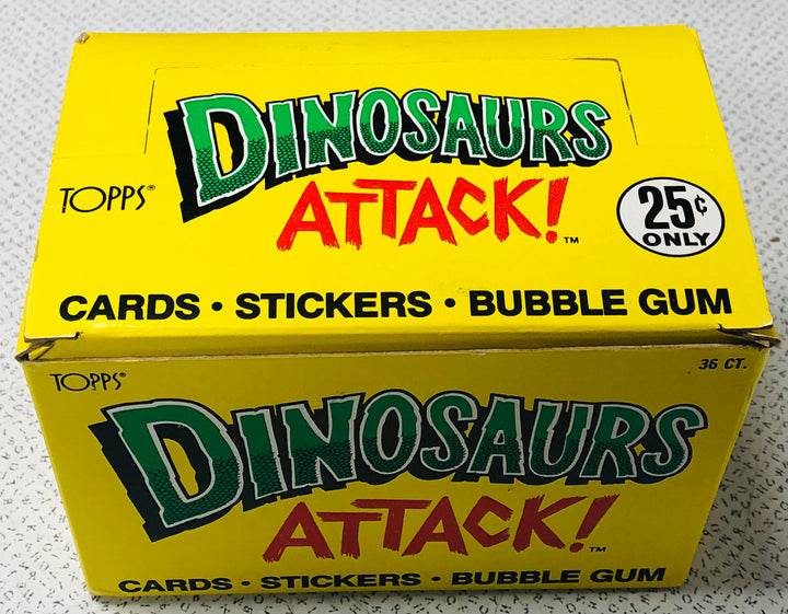 1988 Topps Dinosaurs Attacks Wax Box