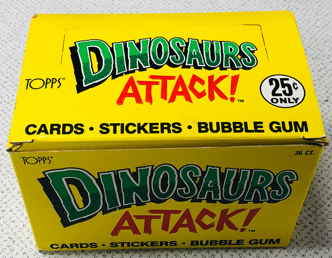 1988 Topps Dinosaurs Attacks Wax Box