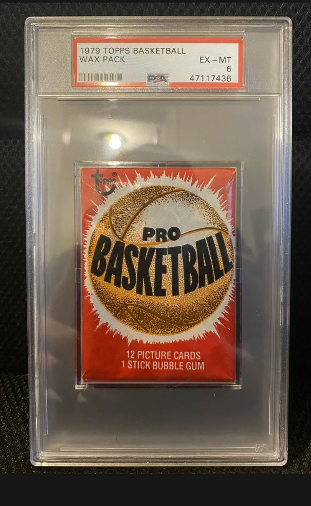 1979 Topps Basketball Wax Pack PSA 6