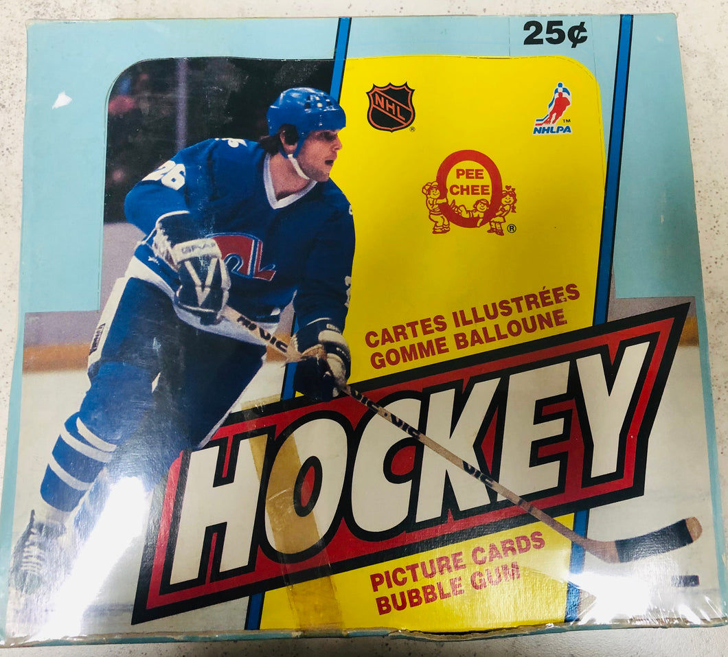 1983 84 OPC Hockey Wax Box BBCE Authenticated