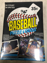 Load image into Gallery viewer, 1985 Baseball Wax Box BBCE Authenticated FASC
