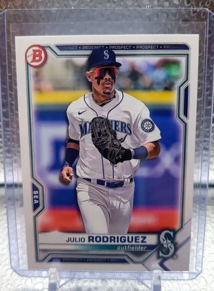 JULIO RODRIGUEZ 2021 Bowman ROOKIE CARD RC Seattle Mariners ROY