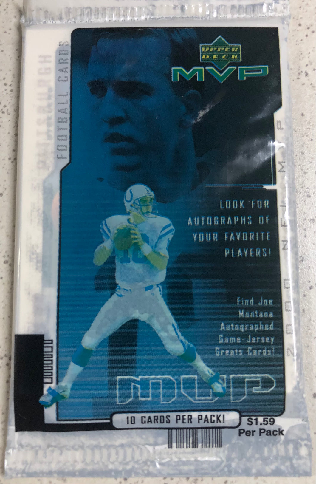 2000 Upper Deck MVP Football Pack Unopened